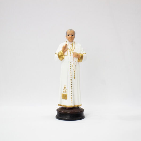 Imagem do Papa Francisco em Gesso -20cm