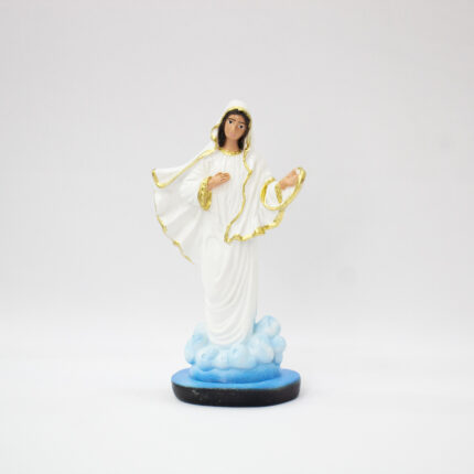 Imagem de Nossa Senhora Rainha da Paz em Gesso de 20cm