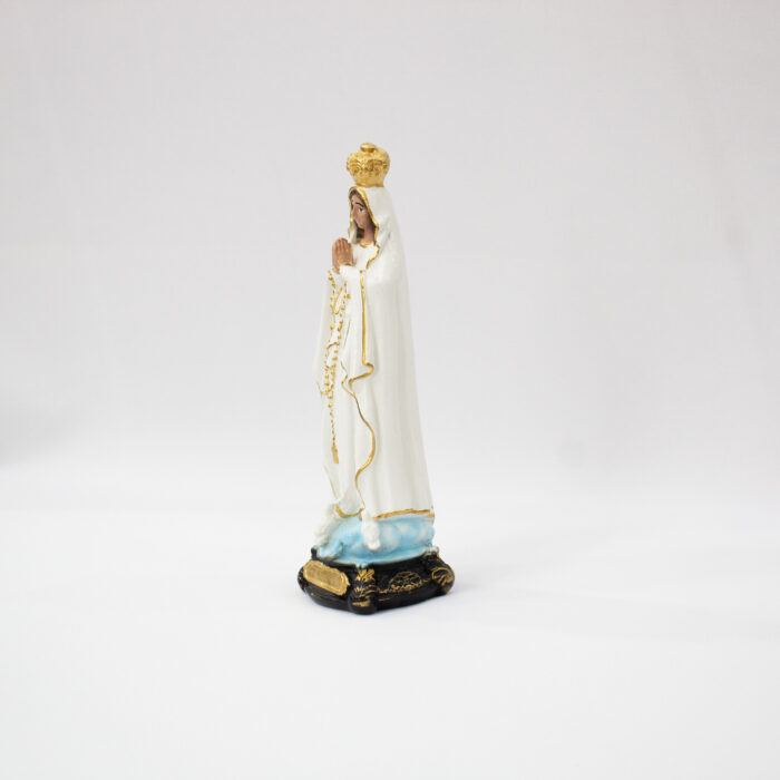 Imagem de Nossa Senhora de Fatima em Gesso de 20cm - Imagem 3