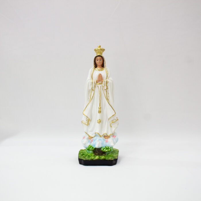 Imagem de Nossa Senhora de Fatima em Gesso de 30cm - Imagem 1