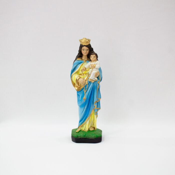 Imagem de Nossa Senhora do Rosário em Gesso de 30cm - Imagem 1
