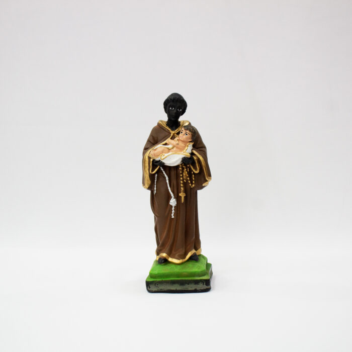 Imagem de São Benedito em Gesso de 20cm - Imagem 1