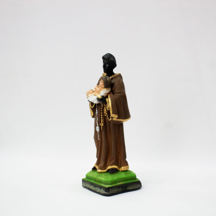 Imagem de São Benedito em Gesso de 20cm - Imagem 3