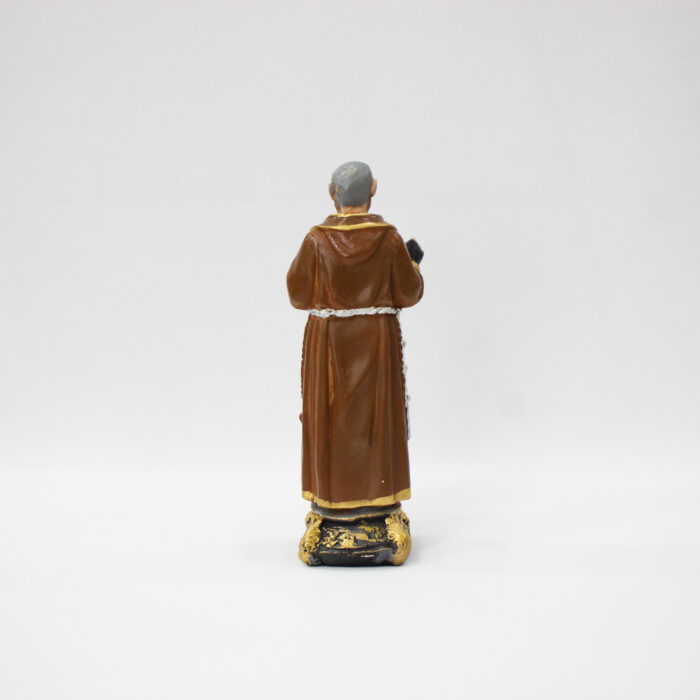 Imagem de São Padre Pio em Gesso de 20cm - Imagem 4