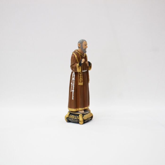 Imagem de São Padre Pio em Gesso de 20cm - Imagem 2