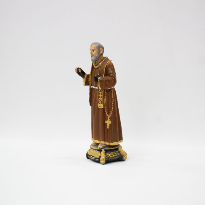 Imagem de São Padre Pio em Gesso de 20cm - Imagem 3