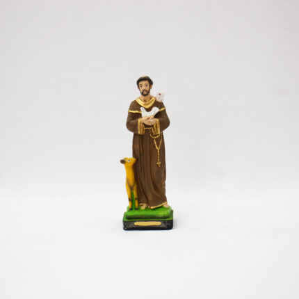 Imagem de São Francisco de Assis em Gesso de 20cm