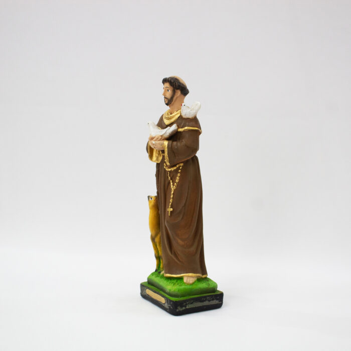 Imagem de São Francisco de Assis em Gesso de 20cm - Imagem 3