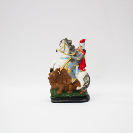 Imagem de São Jorge em Gesso de 15cm