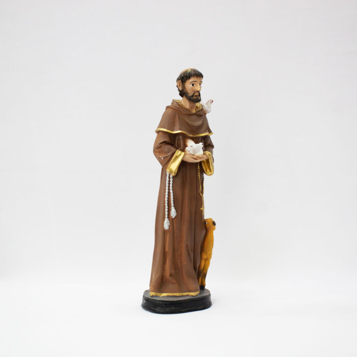 Imagem de São Francisco em Gesso de 30cm - Imagem 3