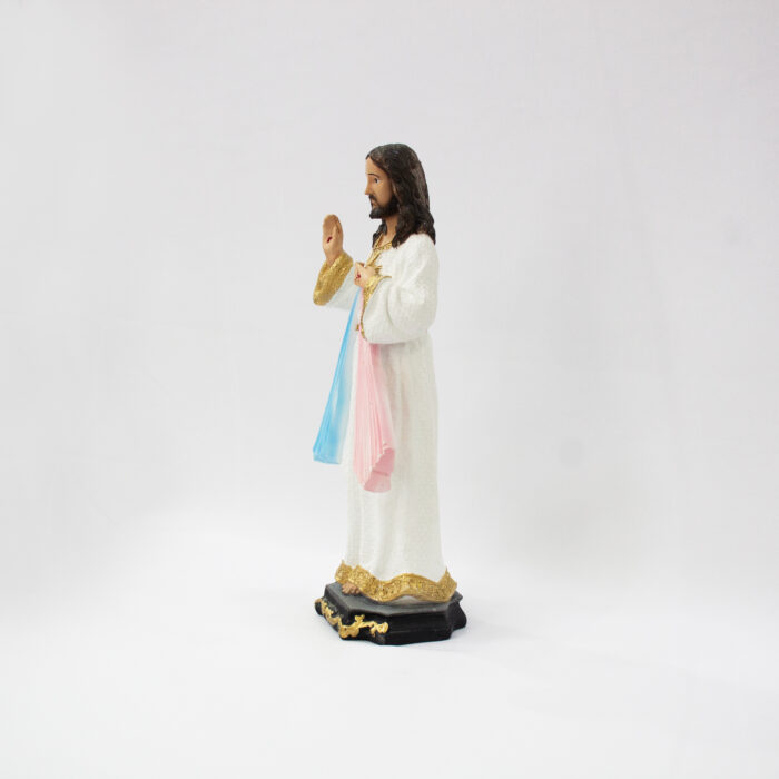 Imagem de Jesus Misericordioso em Gesso de 15cm - Imagem 4