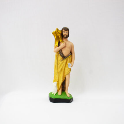 Imagem de São João Batista em Gesso de 30cm