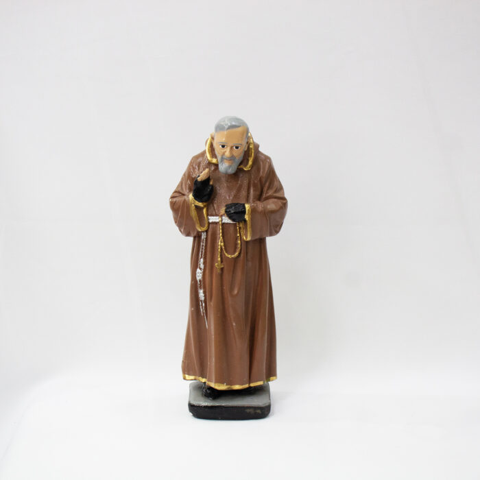 Imagem de São Padre Pio em Gesso de 30cm - Imagem 1
