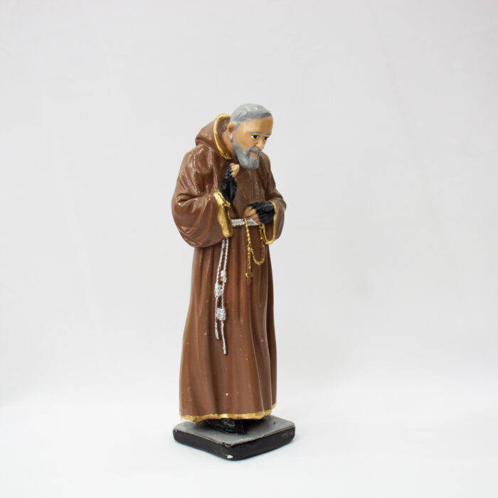Imagem de São Padre Pio em Gesso de 30cm - Imagem 3