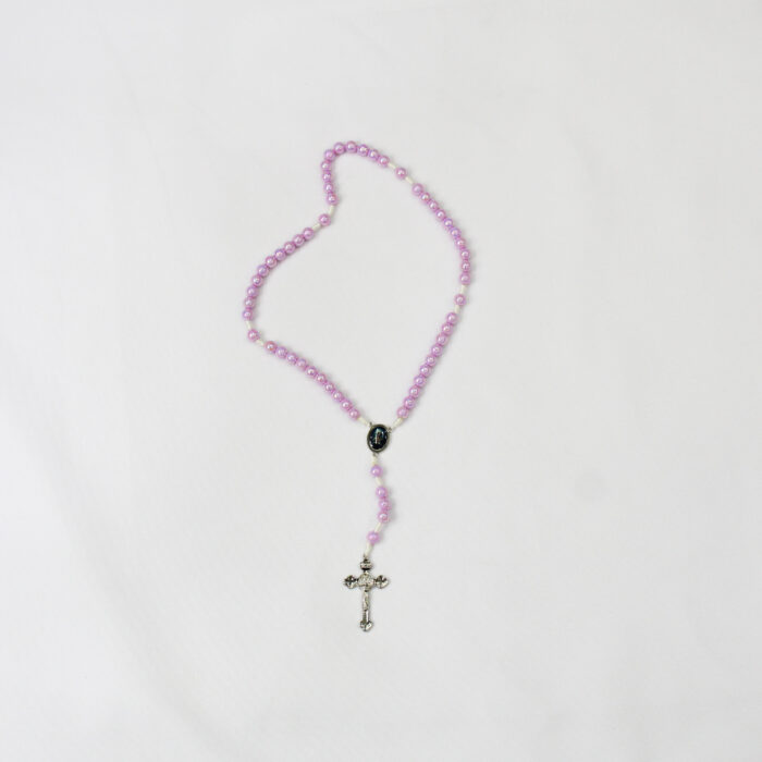 Terço de Nossa Senhora das Dores Lilás - Imagem 1