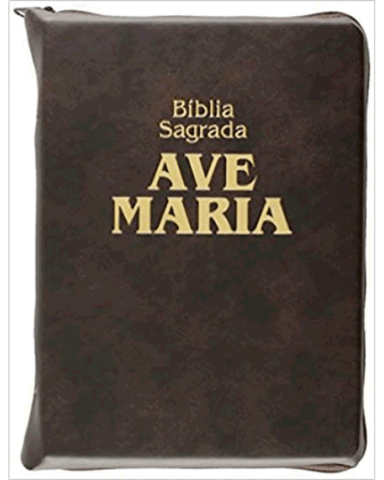 Bíblia Sagrada Ave Maria - Média - Zíper