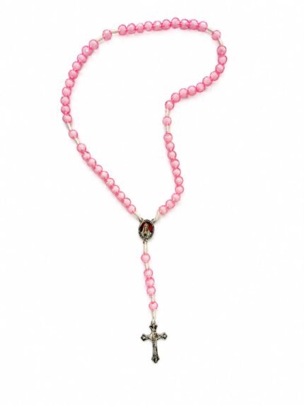 Terço de Imaculado Coração de Maria de Plástico