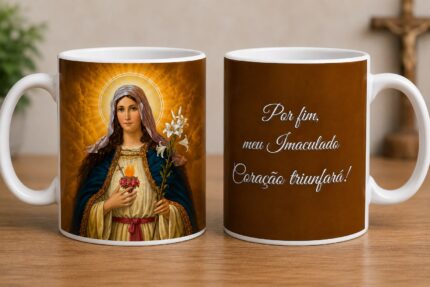 Caneca Coração de Maria