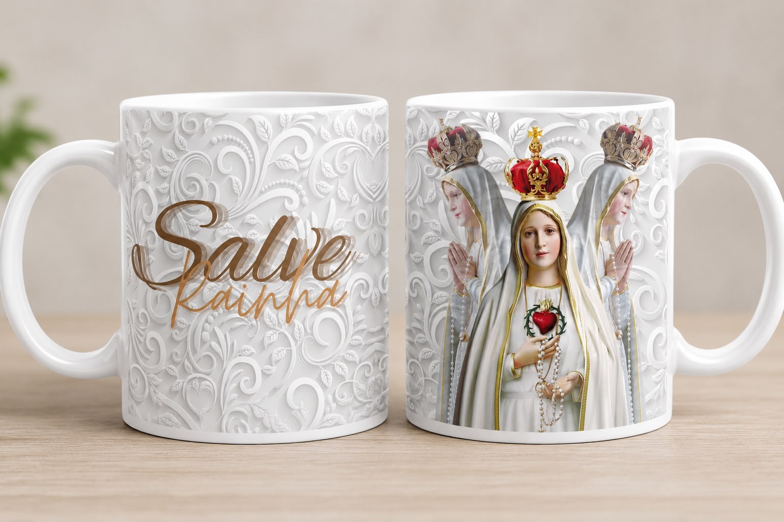 WhatsApp Image 2026-06-30 at 09.22.05 (4) Caneca Nossa Senhora de Fátima - Imagem 1
