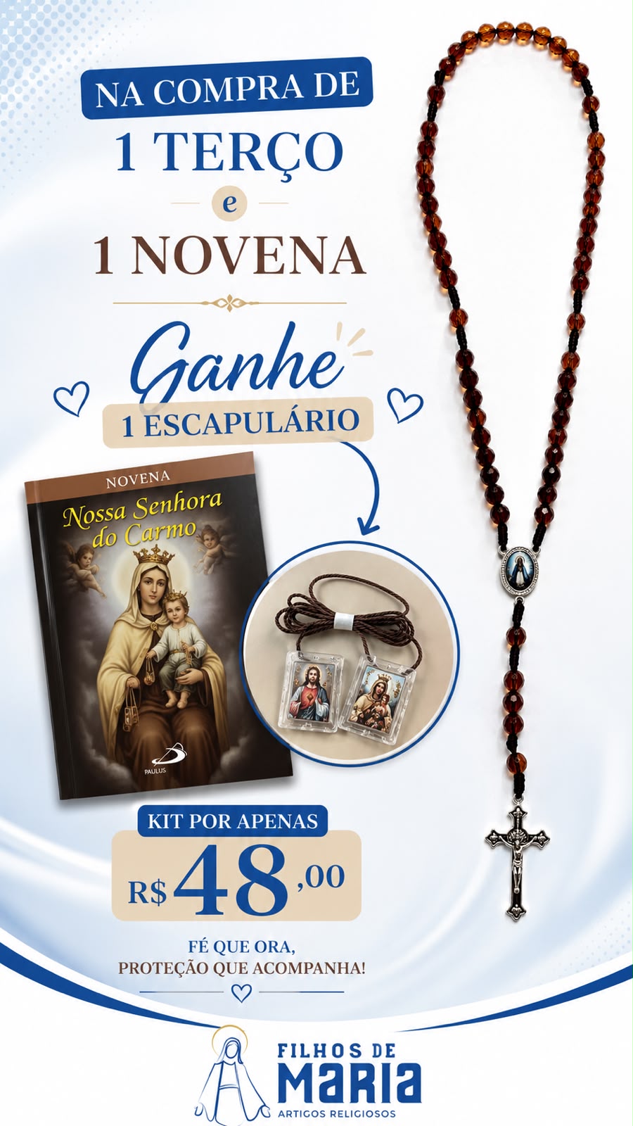WhatsApp Image 2026-07-09 at 08.37.47 Kit Nossa Senhora do Carmo - Imagem 1